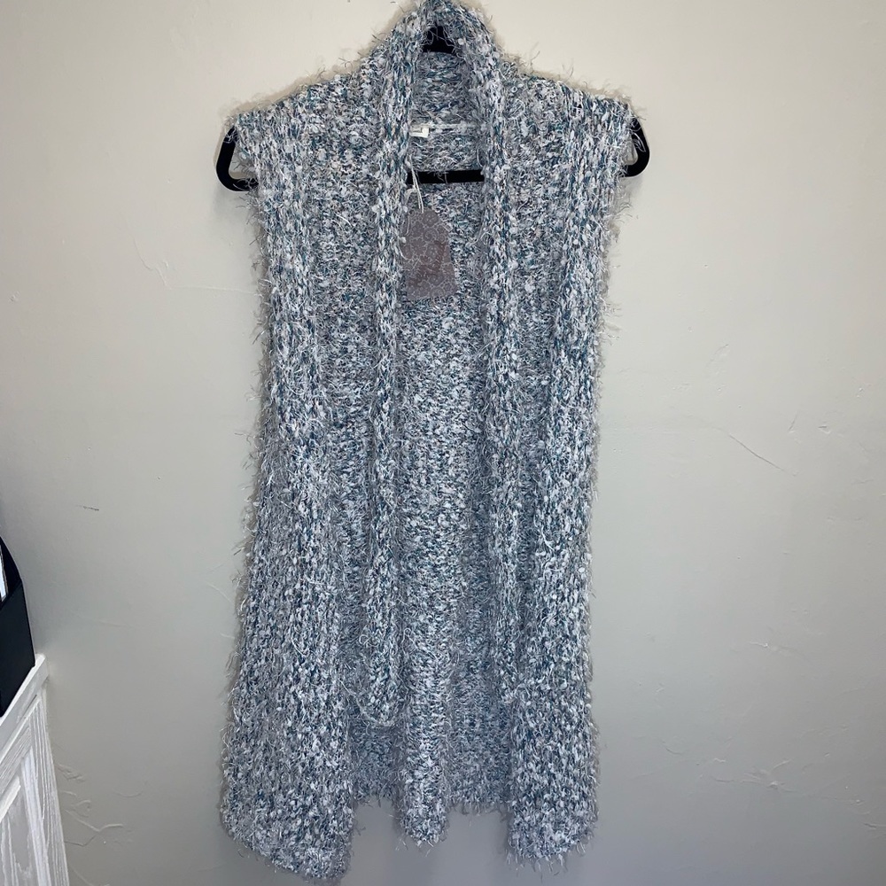Hem & Thread - eyelash boho festival NWT vest S